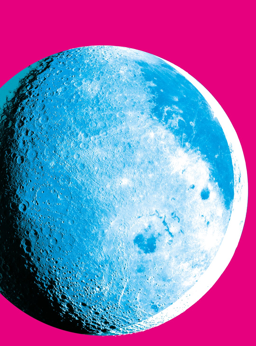 Cyan Moon Eclipse