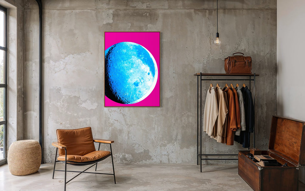 Cyan Moon Eclipse