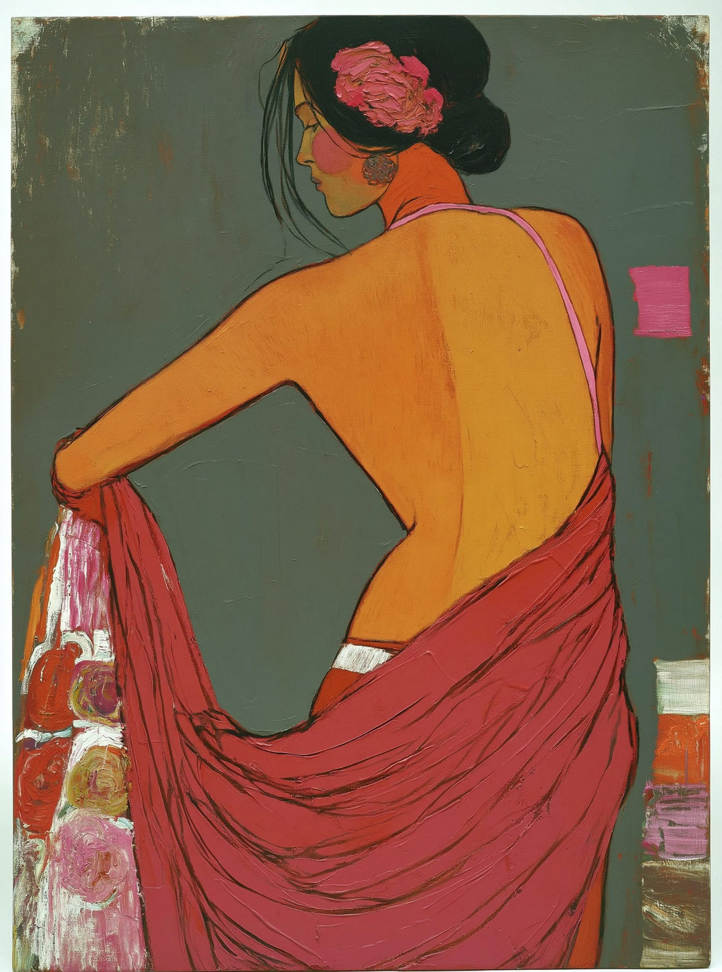 Red Drape