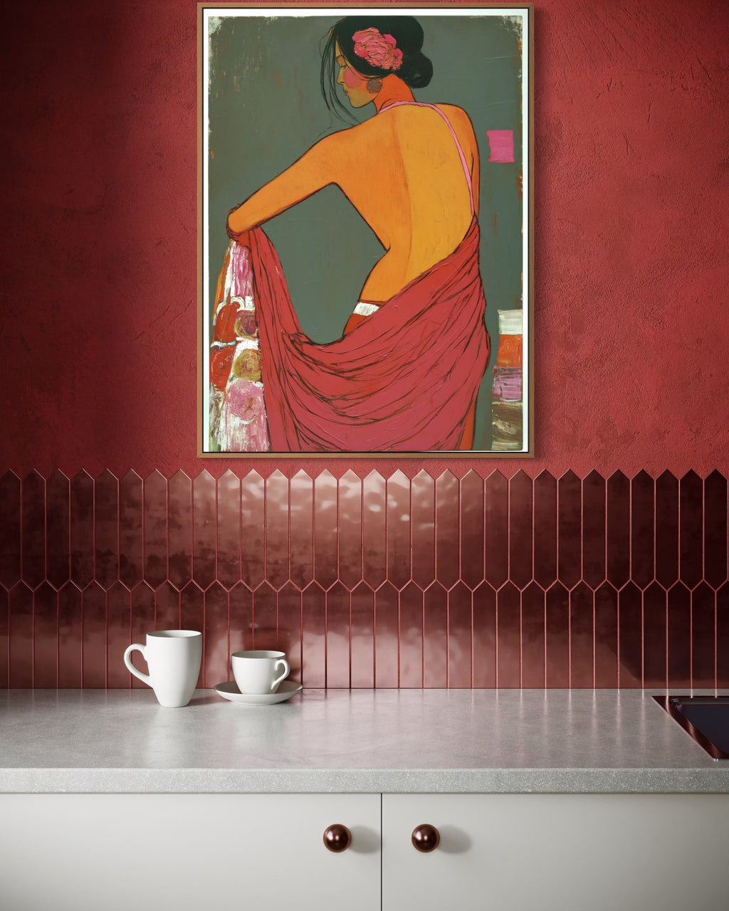 Red Drape